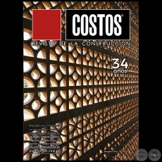 COSTOS Revista de la Construcción - Nº 314 - NOVIEMBRE 2021